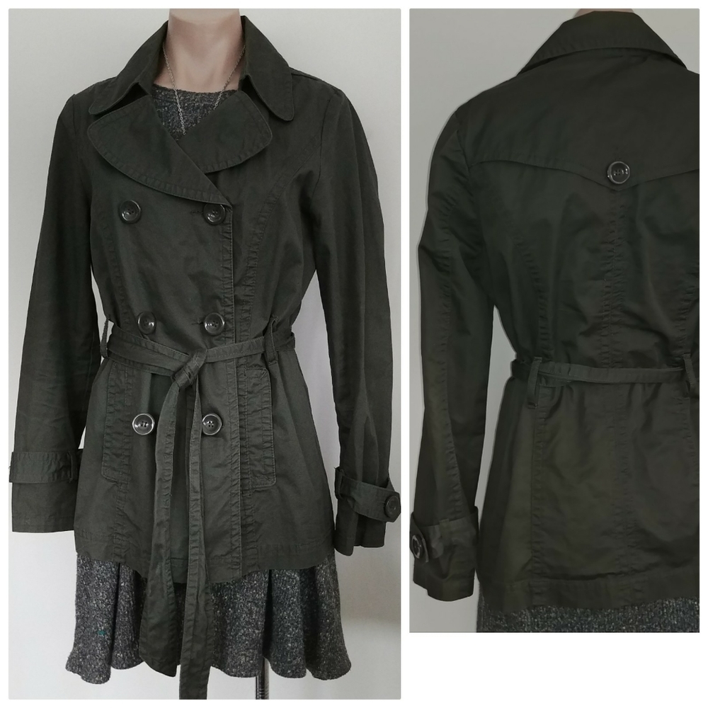 21 Trench Rain Coat Belt Peacoat Coat